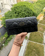 CHRISTIAN DIOR Caro Wallet | Dior long wallet (multi-color)