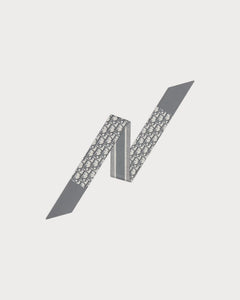 CHRISTIAN DIOR Dior Oblique Mitzah Twilly | 迪奧 絲巾 (多色) - LondonKelly 英國名牌代購 Grey