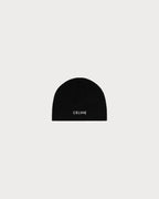 CELINE Beanie in wool | 赛琳 冷帽 (黑色)