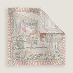 HERMES Pony Pit Stop double face scarf 90 | 愛馬仕 絲巾 (多色)