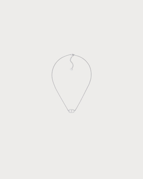 CHRISTIAN DIOR Petit CD Necklace | 迪奧 頸鏈 (銀色)