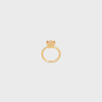 CELINE Triomphe Solitaire Sparkle Ring | 赛琳 戒指 (金色)