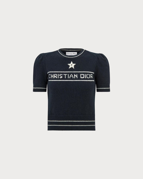 CHRISTIAN DIOR Short Sleeve Sweater | 迪奥短身上衣(白色)