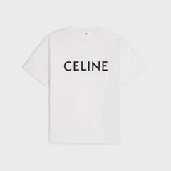 CELINE Men's Loose T-Shirt | 赛琳 男仕上衣 (White)