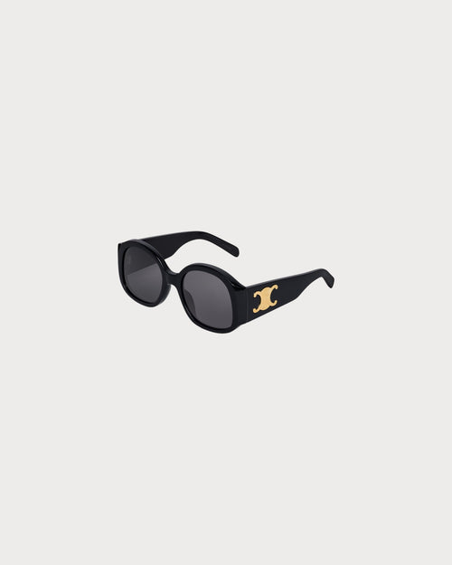 CELINE Triomphe XL 02 Sunglasses Acetate(Black)