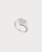 GUCCI Heart Ring with Interlocking G | 古馳 心型戒指 (銀色)