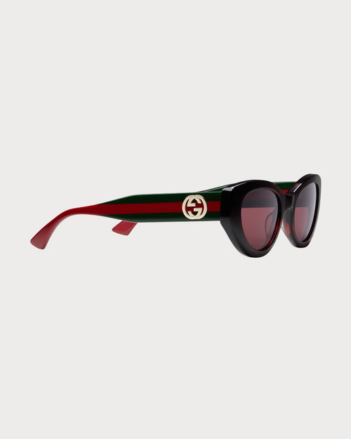GUCCI Cat-Eye Frame Sunglasses Acetate(2 Colors)