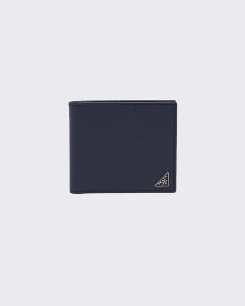 PRADA Men's Saffiano Leather Wallet | 普拉達 男仕銀包 (Blue)