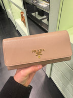 PRADA 1MH132 Long Wallet | Prada Long Wallet (Pink)