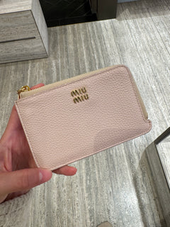 MIU MIU Leather Pouch Card Holder | 繆繆 卡套 (多色)