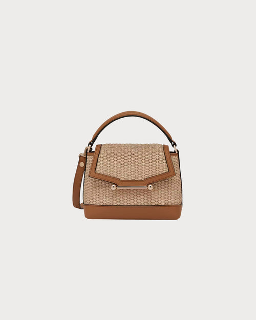 STRATHBERRY Mosaic Nano Raffia | 草编包 (棕色)