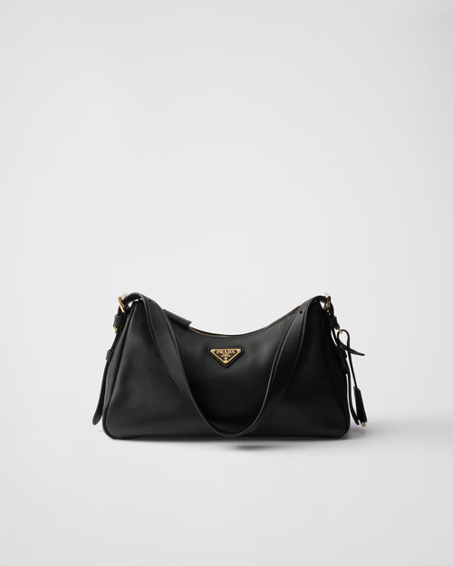 普拉达 Amiee Medium Shoulder Bag 皮革单肩袋(中码/多色)