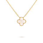 VAN CLEEF & ARPELS Vintage Alhambra White Pendant | 梵克雅寶 白色吊墜 (黃金)