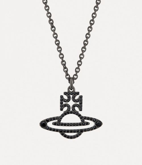 VIVIENNE WESTWOOD Man Trudy Pendant Necklace Black | 西太后 頸鏈 (黑色)