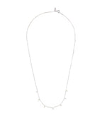 PERSEE White Gold and Diamond 7-Stone Danae Necklace | 白金鑽石七顆石頸鏈 (白金款)