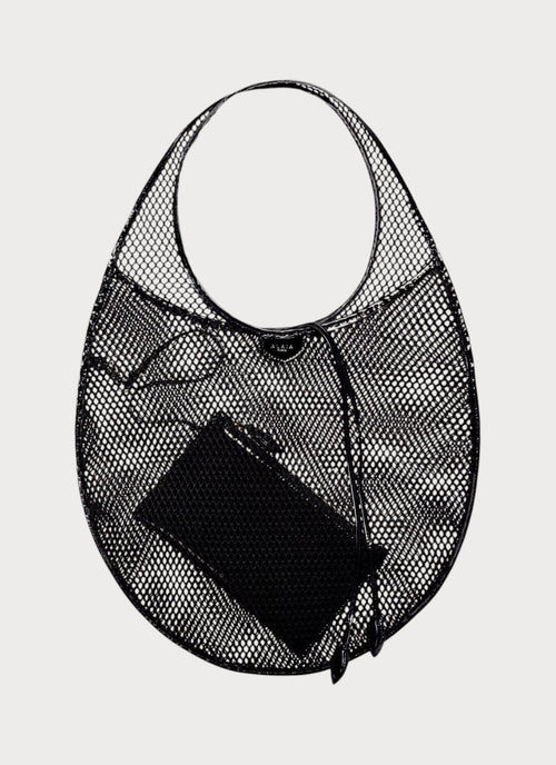 ALAIA One Piece Bag In Fishnet (Medium/Black) - LONDONKELLY 英国名牌代购