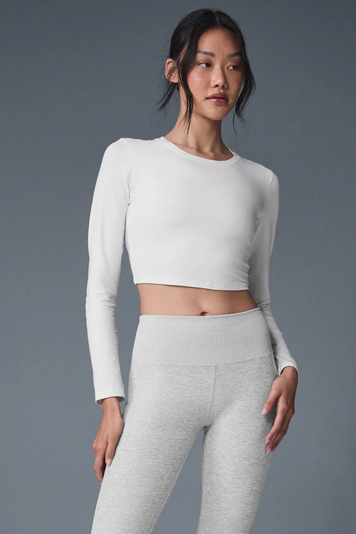 ALO YOGA soft Crop Finesse Long Sleeve | 短版長袖上衣 (多色) - LondonKelly 英國名牌代購
