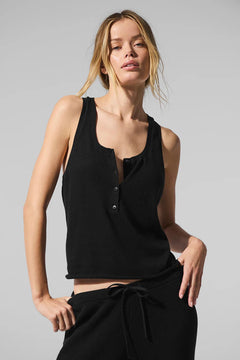 ALO YOGA Supernatural Sweater Henley Tank | 背心毛衣 (多色) - LondonKelly 英國名牌代購