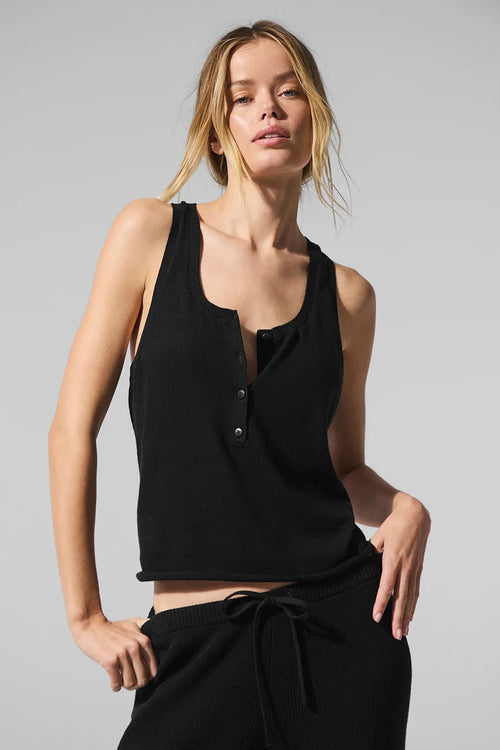 ALO YOGA Supernatural Sweater Henley Tank | 背心毛衣 (多色) - LondonKelly 英國名牌代購