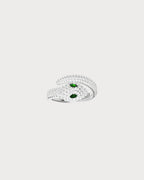 APM MONACO A20641XKG Kaa Wrap Ring | 纏繞戒指 (銀色) - LondonKelly 英國名牌代購