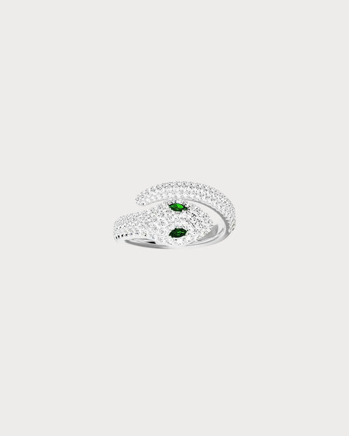 APM MONACO A20641XKG Kaa Wrap Ring | 纏繞戒指 (銀色) - LondonKelly 英國名牌代購