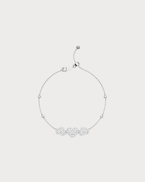 APM MONACO AB5699OX Heart Adjustable Bracelet | 愛心可調手鏈 (銀色) - LondonKelly 英國名牌代購