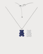 APM MONACO AC8204XKB Baby Baba Yummy Bear Adjustable Necklace | 可調式項鍊 (銀色) - LondonKelly 英國名牌代購