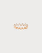 APM MONACO P17931OX Up and Down Ring 18K Rose Gold Plated | 18K 玫瑰金電鍍戒指 (玫瑰金) - LondonKelly 英國名牌代購
