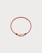 APM MONACO PB5434OXR LOVE Morse Code String Adjustable Bracelet | 摩斯密碼繩可調手鏈 (玫瑰金) - LondonKelly 英國名牌代購