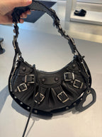 BALENCIAGA Le Cagole Shoulder Bag Calfskin(XS/Black) - LONDONKELLY 英國名牌代購