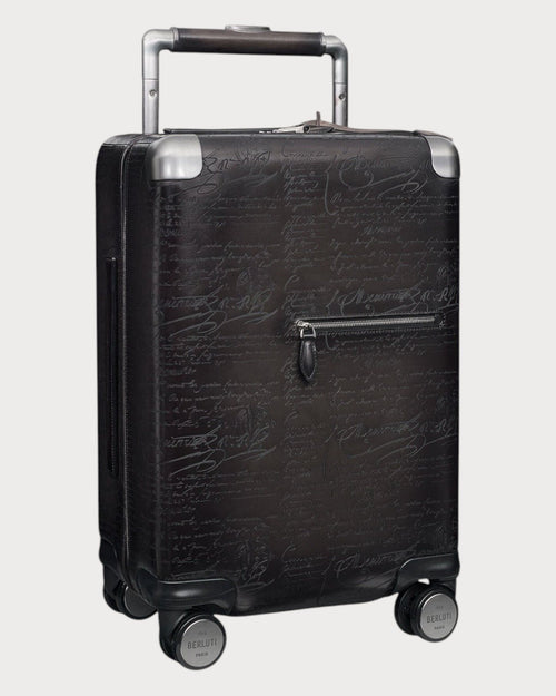 BERLUTI Formula 1005 Scritto Leather Rolling Suitcase | 伯鲁提 行李箱 (多色) - LONDONKELLY 英国名牌代购