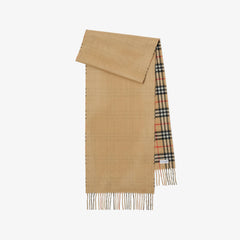BURBERRY Reversible Check Cashmere Scarf | 博柏利 雙面頸巾 (多色) - LondonKelly 英國名牌代購