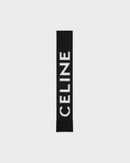 CELINE Fringed Celine Scarf in Wool | 賽琳 頸巾 (黑色) - LondonKelly 英國名牌代購