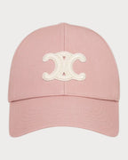 CELINE Triomphe Baseball Cap Cotton(Pink) - LONDONKELLY 英国名牌代购