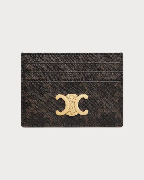 CELINE Triomphe Card Holder | 赛琳 卡套 (啡色老花) - LONDONKELLY 英国名牌代购