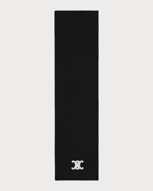CELINE Triomphe Scarf cashmere(Black) - LONDONKELLY 英国名牌代购