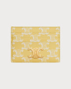 CELINE Yellow Triomphe Canvas Triomphe Card Holder | 赛琳 卡套 (黄色) - LONDONKELLY 英国名牌代购