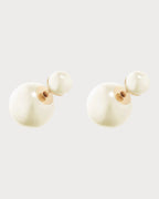 CHRISTIAN DIOR Dior Tribales Earrings Gold - Finish Metal and White Resin Pearls | 迪奥 珍珠耳环 (金色) - LONDONKELLY 英国名牌代购