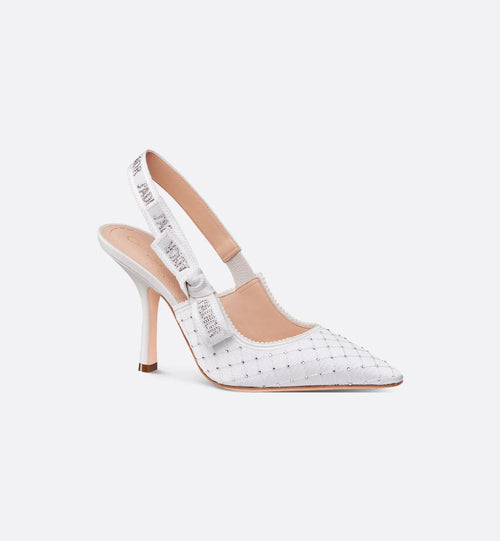 CHRISTIAN DIOR Women's J'Adior Slingback Pump | 迪奧 高跟鞋 (白色) - LondonKelly 英國名牌代購