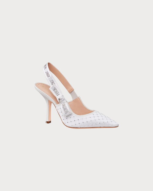 CHRISTIAN DIOR Women's J'Adior Slingback Pump | 迪奥 高跟鞋 (白色) - LondonKelly 英国名牌代购