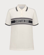 CHRISTIAN DIOR Women's Polo Shirt | 迪奥 Polo恤 (白色) - LONDONKELLY