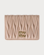 MIU MIU Nappa Leather Card Holder | 缪缪卡套银包(多色)