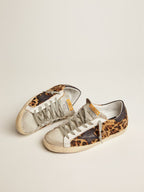 GOLDEN GOOSE Women's Super - Star in leopard print leather | 黃金鵝 女款 Super - Star 豹紋皮革款(豹紋) - LondonKelly 英國名牌代購