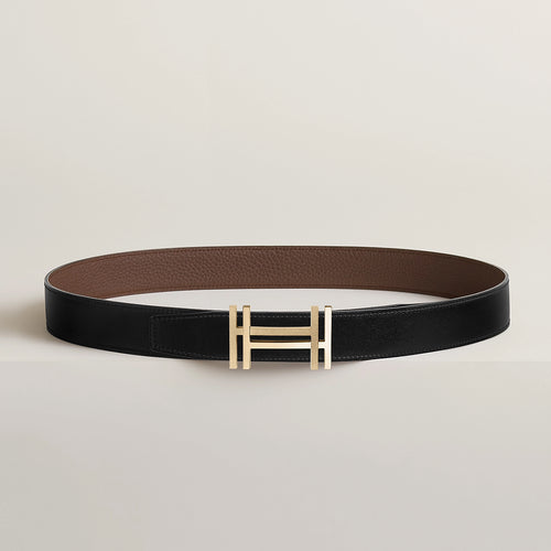 HERMES Men's H Au Carre Belt Buckle & Reversible Leather Strap | 愛馬仕 男仕雙面皮帶 (32MM/ 多色)