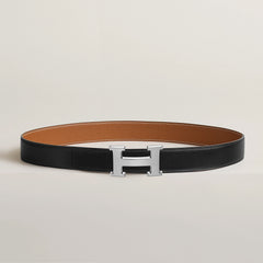 HERMES H belt buckle & Reversible Leather Strap | Hermes double-sided belt (32MM/multi-color)