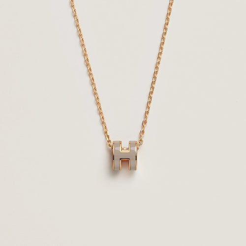 HERMES Gold Mini Pop H Necklace | 愛馬仕 頸鏈 (迷你/多色) - LondonKelly 英國名牌代購