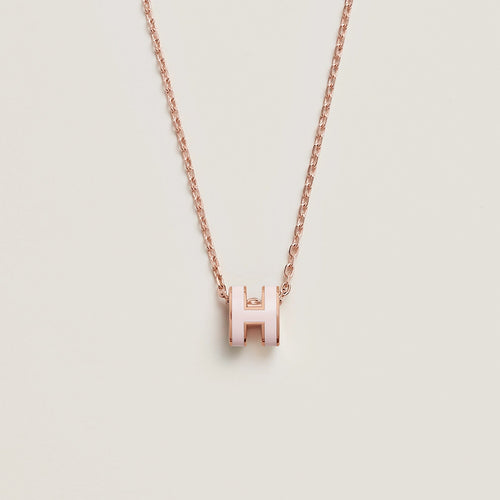 HERMES Rose Gold Mini Pop H Necklace | 愛馬仕 玫瑰金頸鏈 (多色) - LondonKelly 英國名牌代購