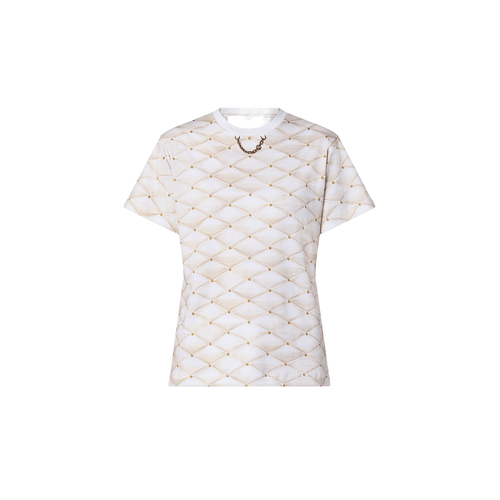 LOUIS VUITTON 1AFFYT 3D Malletage Print T-Shirt | 路易威登 短袖上衣 (白色) - LondonKelly 英國名牌代購