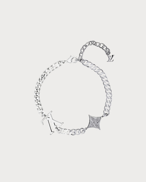 LOUIS VUITTON M00508 Men's LV Instinct Bracelet | 路易威登 男仕手鏈 (銀色)