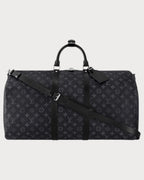LOUIS VUITTON M40605 Men's Keepall Bandouliere 55 | 路易威登 男仕旅行袋 (黑色) - LONDONKELLY 英国名牌代购